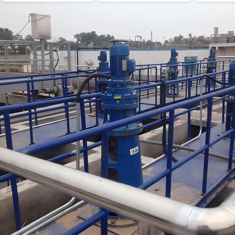 vertical impeller mixer for sewage